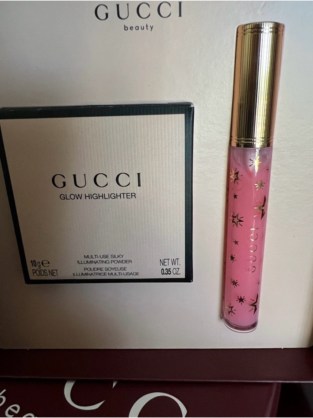 Gucci Beauty Pink Lip Gloss & Highlighter Set - Picture 2 of 4